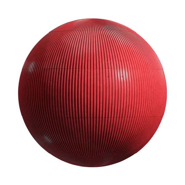 Red Metal Roof PBR Texture