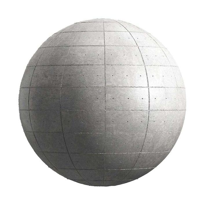 Small Concrete Panels PBR Texture