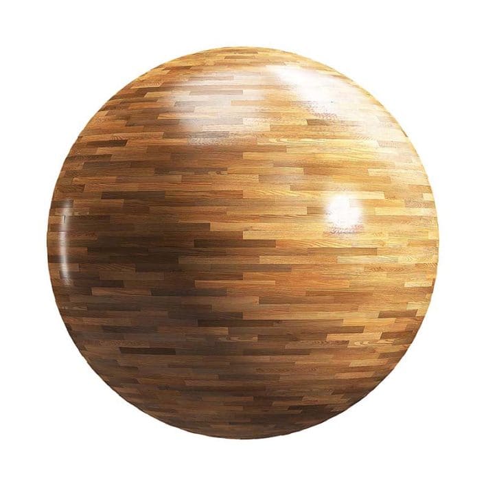 Small Strip Wood Parquet PBR Texture