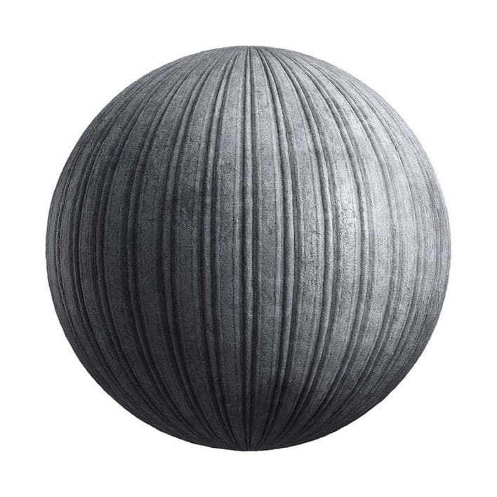 Striped Concrete Wall PBR Texture