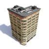 Narrow Building 3D Model - Image 5
