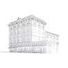 Brick Building 3D Model - Image 2