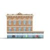 Brick Building 3D Model - Image 3