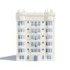 White Apartment Building 3D Model - Image 3