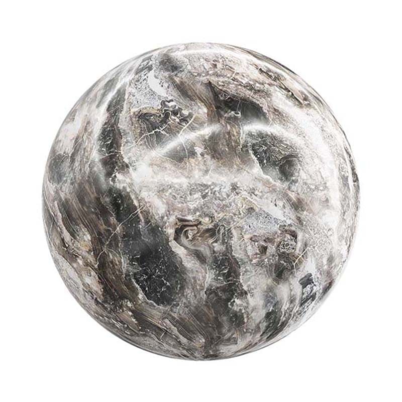 Black and White Marble PBR Texture