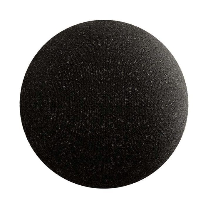 Black Wool Fabric PBR Texture