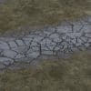 Damaged Road with Roadside PBR Texture - Image 3