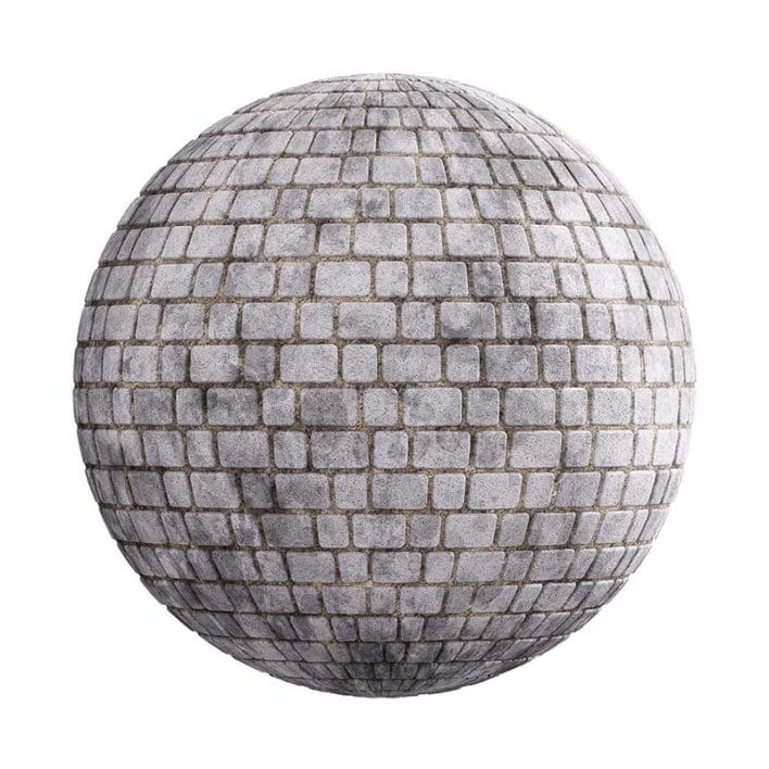 Dirty Concrete Pavement PBR Texture