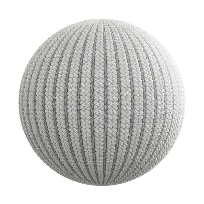 Grey Wool Fabric PBR Texture