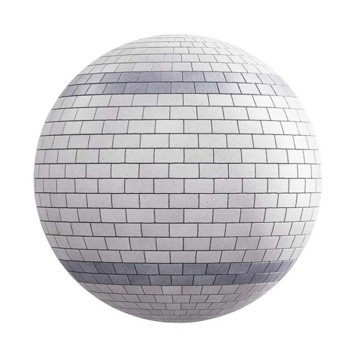 Light Concrete Pavement PBR Texture