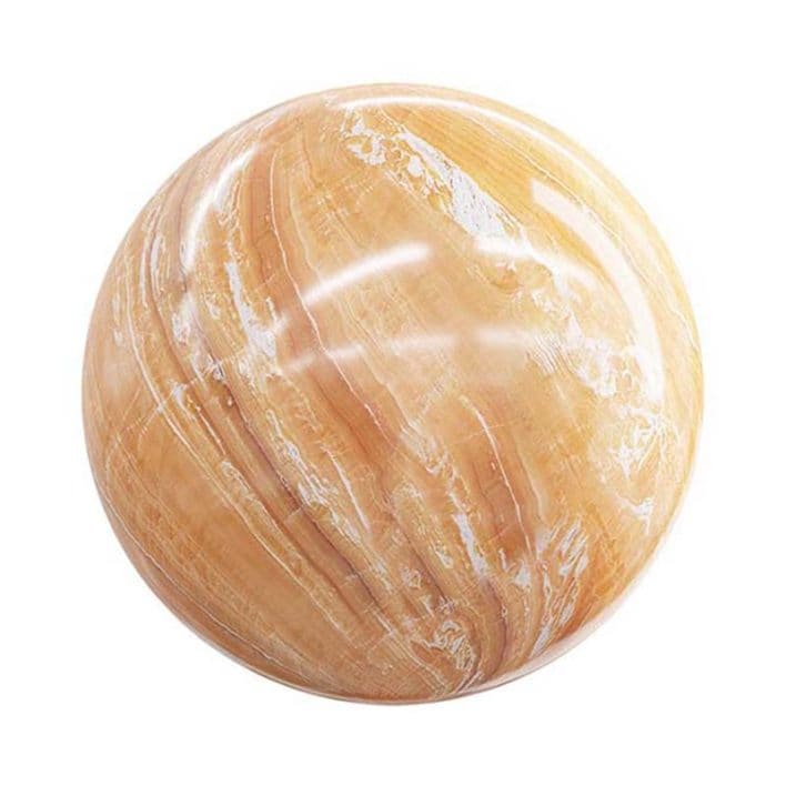 Orange Marble PBR Texture