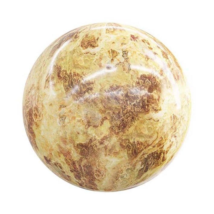 Orange Marble PBR Texture