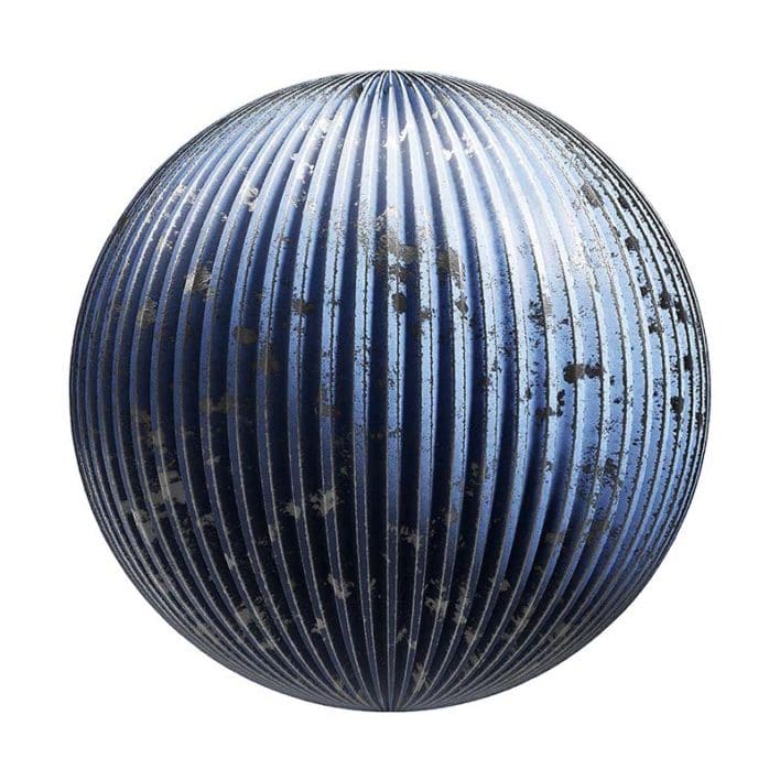 Painted Metal Ledges PBR Texture
