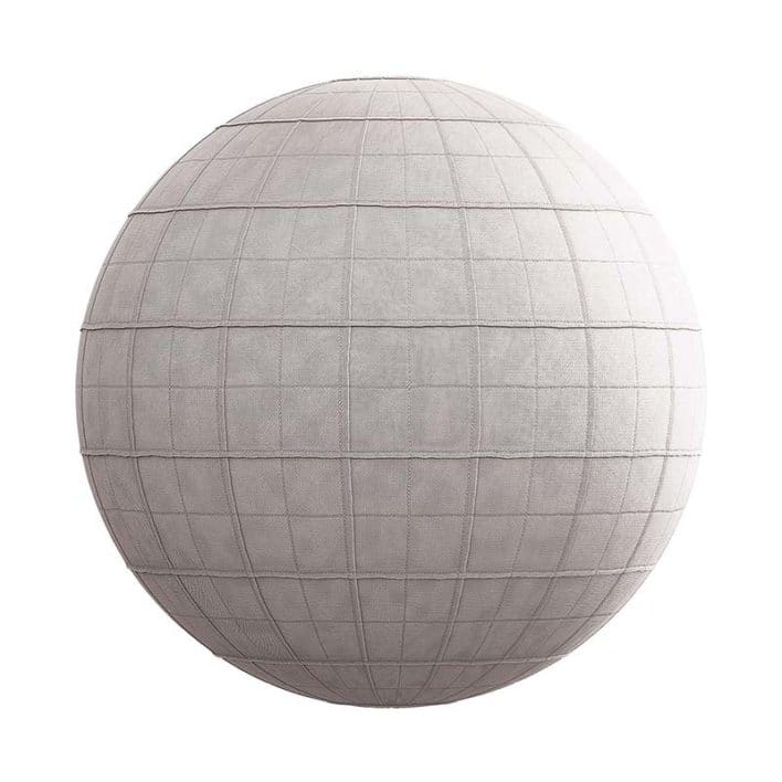 Quilted Beige Fabric PBR Texture