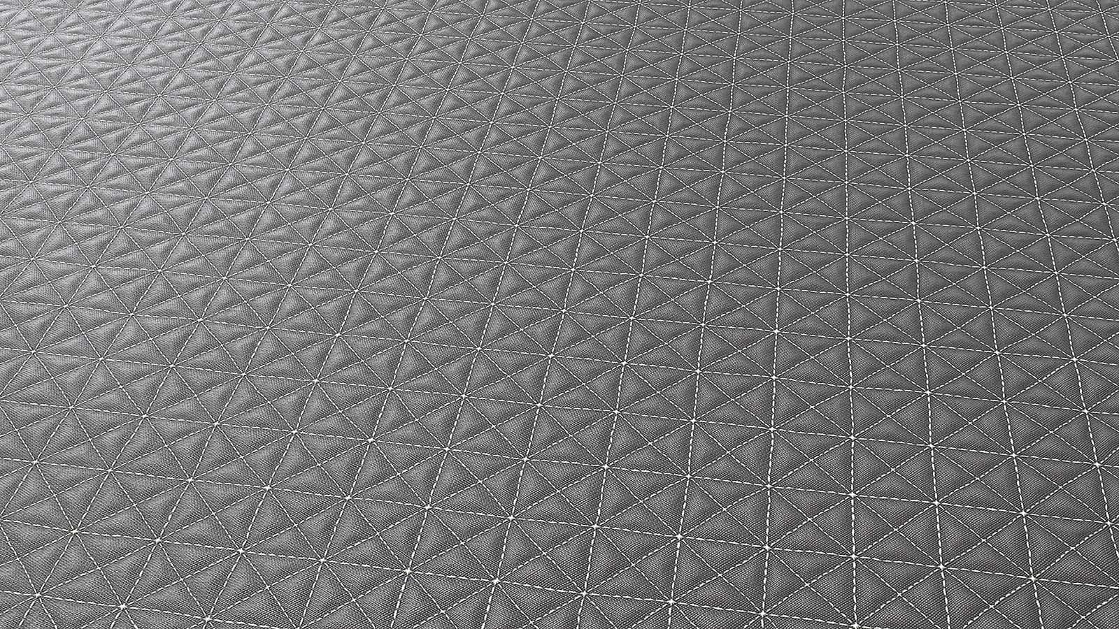 Quilted Grey Fabric PBR Texture