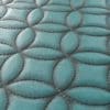 Quilted Cyan Leather PBR Texture - Image 2