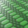 Quilted Green Fabric PBR Texture - Image 2