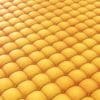 Quilted Orange Leather PBR Texture - Image 2