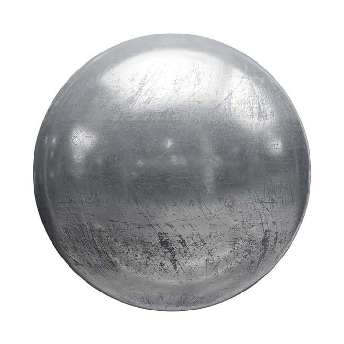Scratched Metal PBR Texture