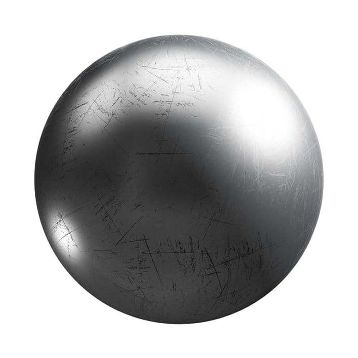 Scratched Metal PBR Texture