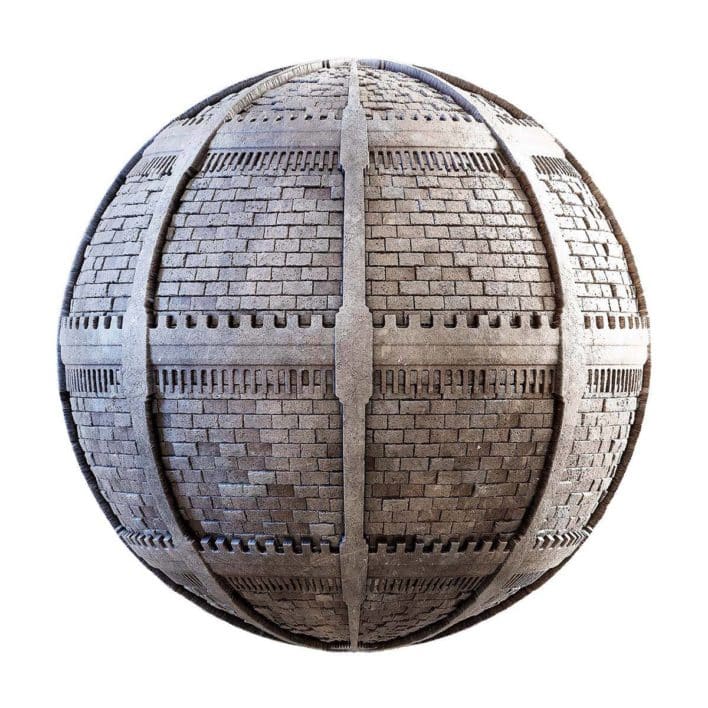 Castle Wall PBR Texture