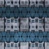 Dusty Blue and White Station Wall PBR Texture - Image 3