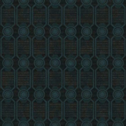 Green Space Ship Wall PBR Texture