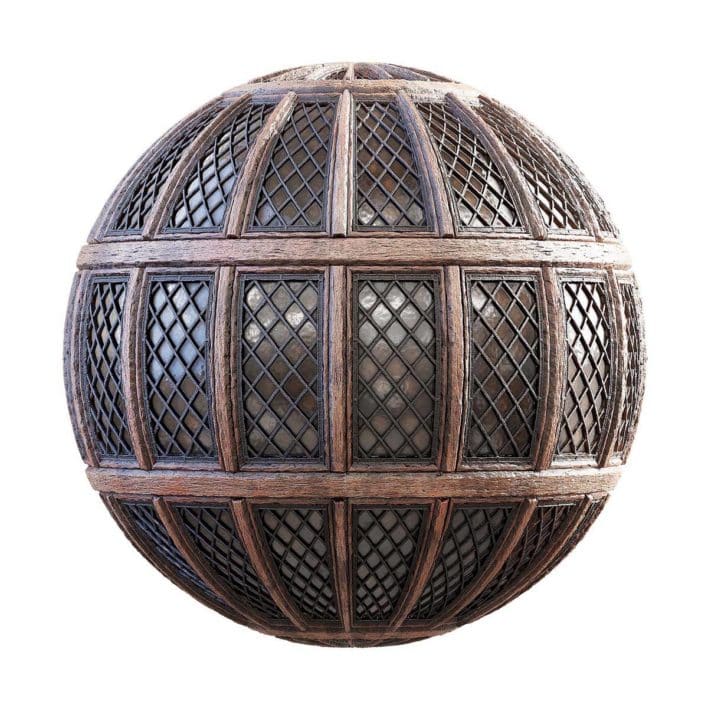 Medieval Windows PBR Texture