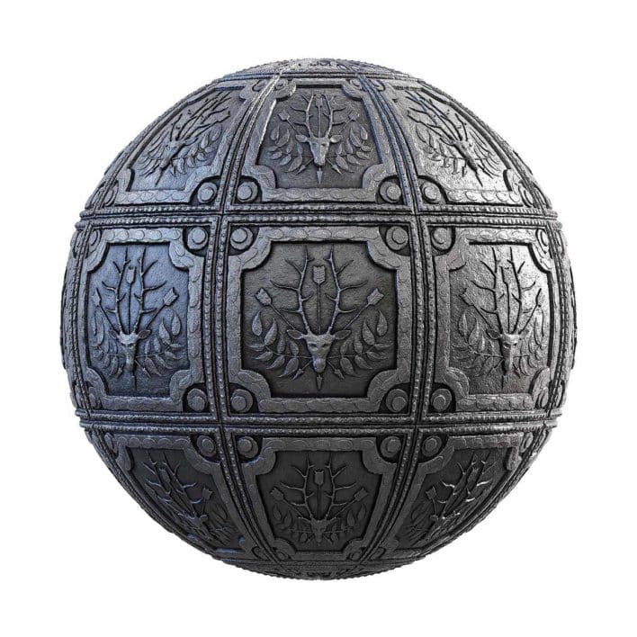 Metal Ornaments PBR Texture