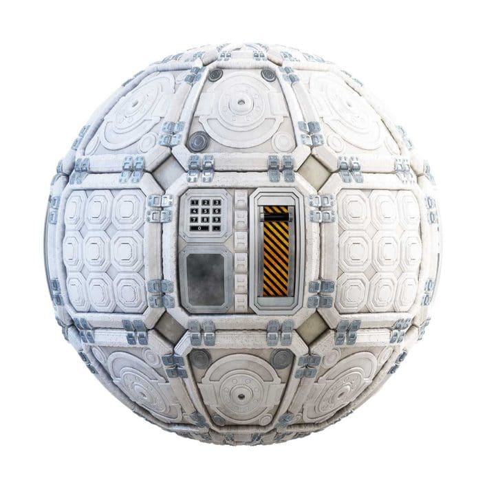 Space Station Entry Hatches PBR Texture
