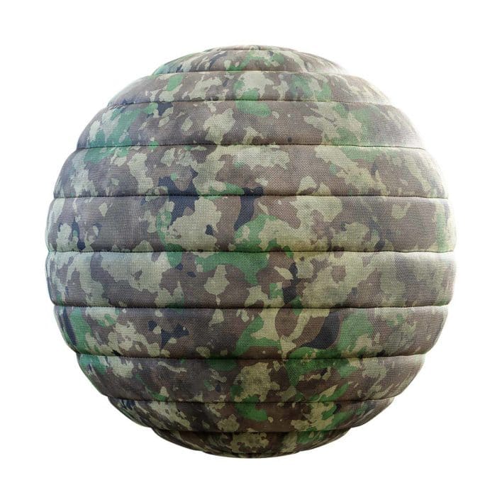 Camo Bag Fabric PBR Texture