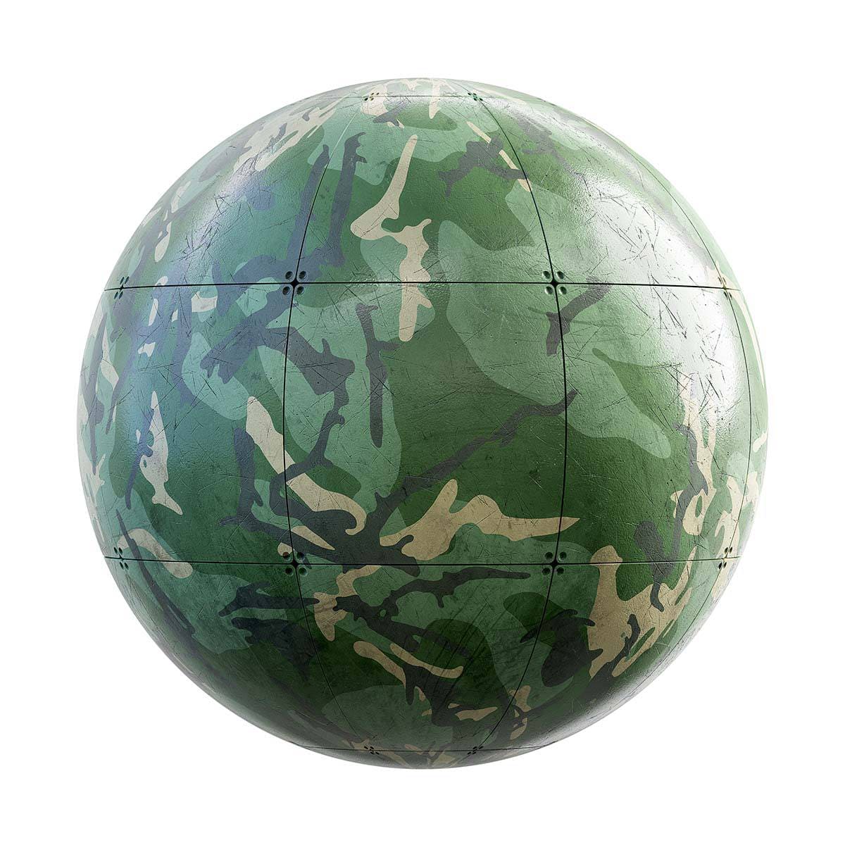 Camo Metal Armor PBR Texture