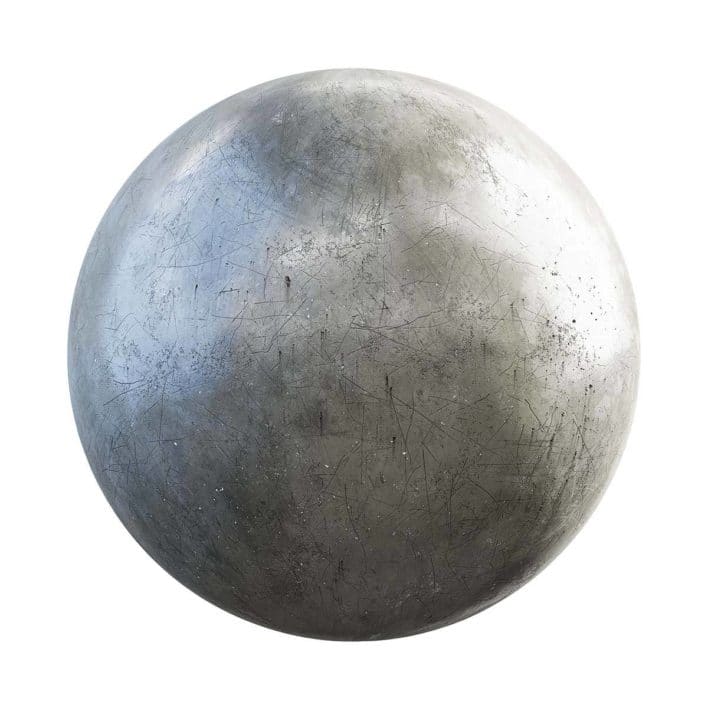Scratched Metal PBR Texture