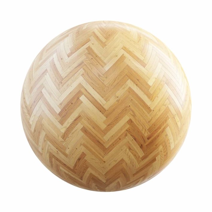 Elm Herringbone Floor PBR Texture
