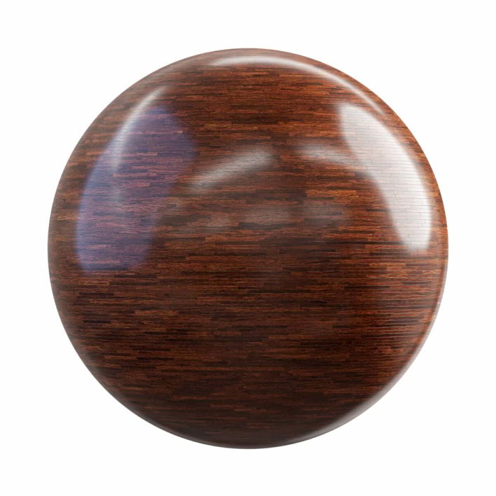 Mahogany Small Regular Floor PBR Texture