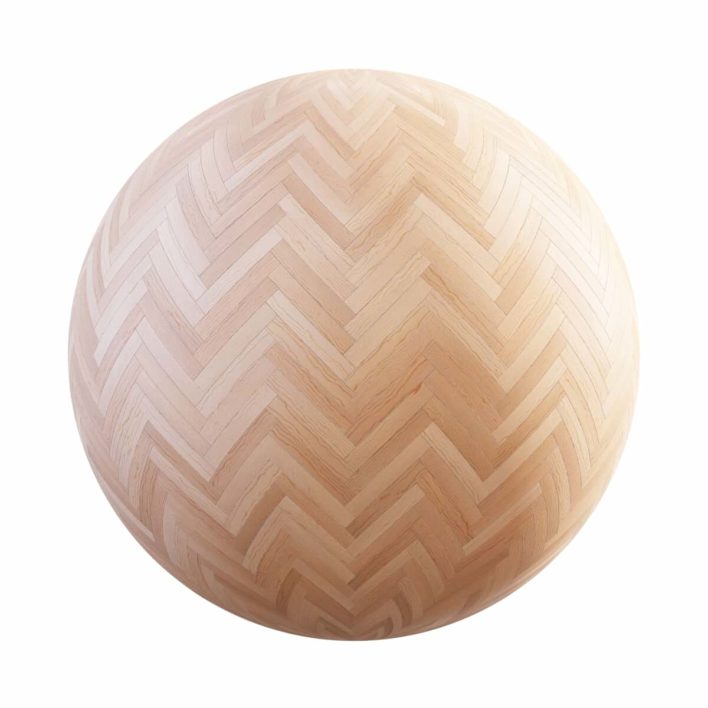 Maple Herringbone Floor PBR Texture