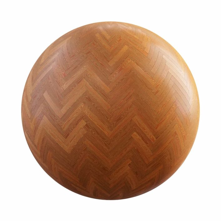 Oak Wood Herrongbone Floor PBR Texture