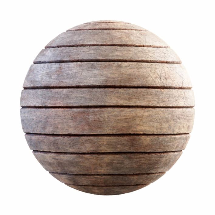 Old Wood Planks PBR Texture