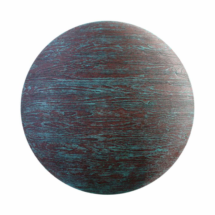 Two Color Painted Wood PBR Texture