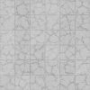Cracked Grey Square Concrete Pavement PBR Texture - Image 3