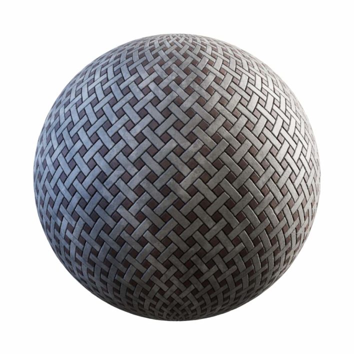 Grey and Brown Concrete Pavement PBR Texture