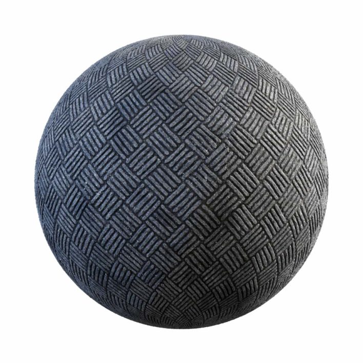 Grey Concrete Pavement PBR Texture