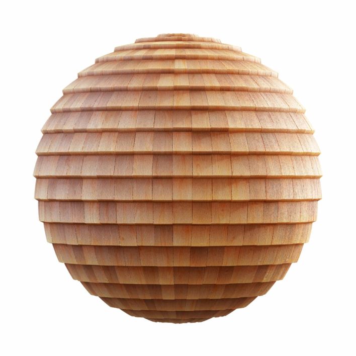 Light Wooden Roof PBR Texture