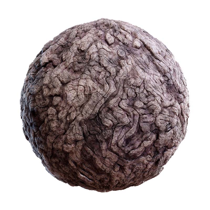 Beige Bulbous Rock PBR Texture