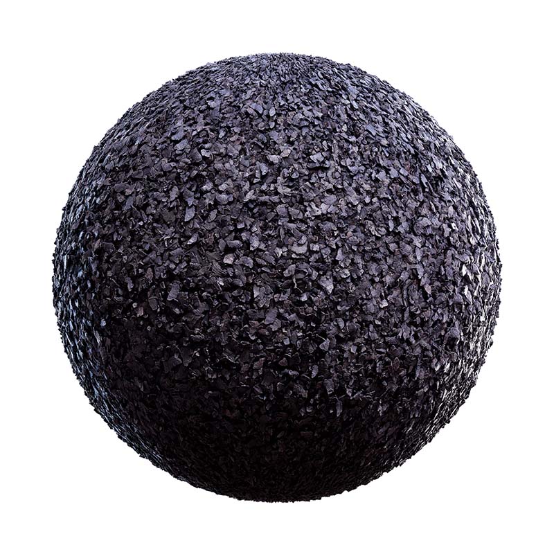 Black Gravel PBR Texture