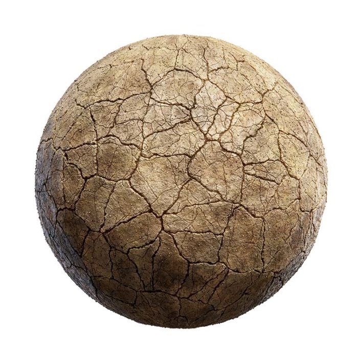 Cracked Dirt PBR Texture