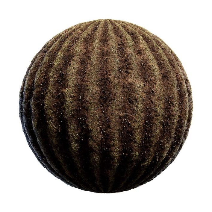 Dirt Field with Grass PBR Texture