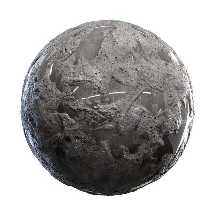 Grey Mud with Water PBR Texture