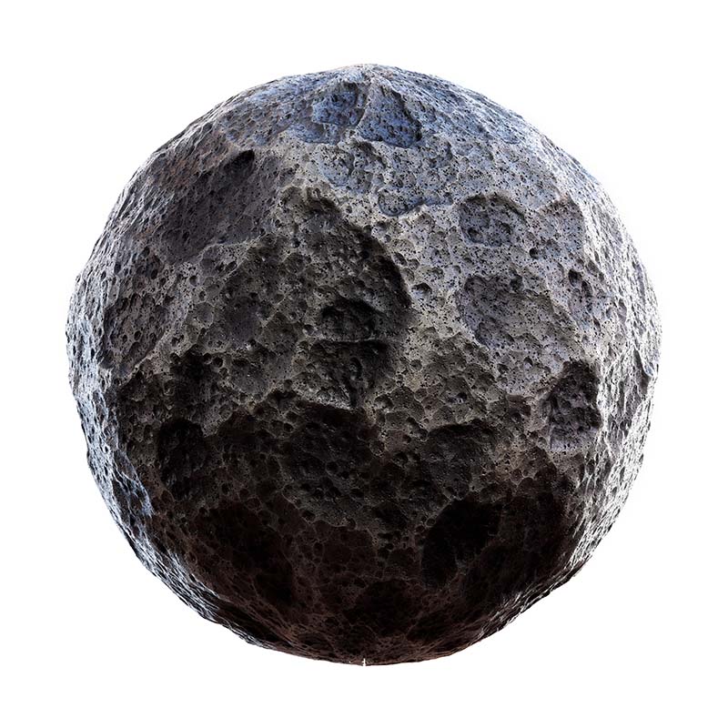 Grey Porous Rock PBR Texture