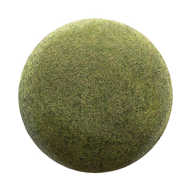 Lying Grass PBR Texture